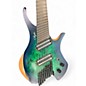 Used Agile Chiral Nirvana 8 Green Blue Burst Solid Body Electric Guitar