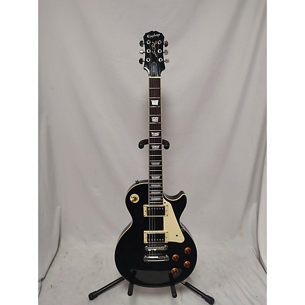 Used Epiphone Used Epiphone LES PAUL STANDARD 60S Ebony Solid Body Electric Guitar