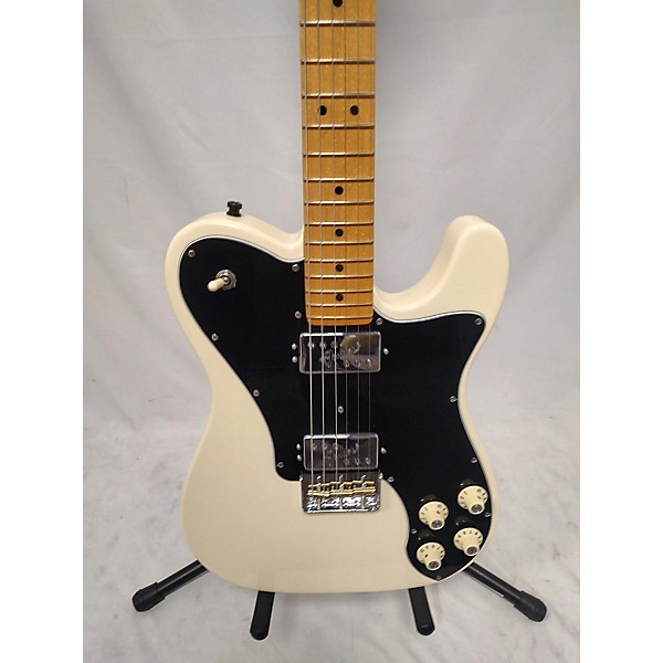 Used Fender Used Fender AMERICAN PROFESSIONAL II TELECASTER DELUXE Olympic White Solid Body Electric Guitar