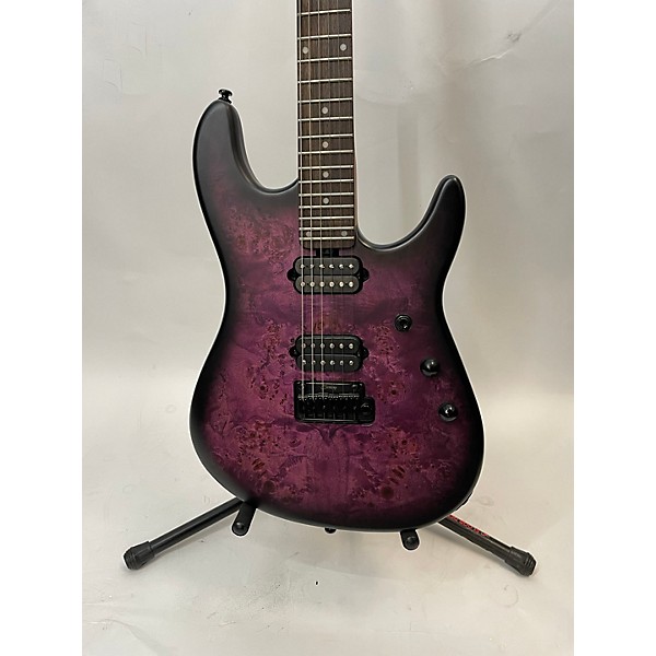 Used Sterling by Music Man Used Sterling By Music Man Jason Richardson Cutlass Signature COSMIC PURPLE BURST STAIN Solid B...