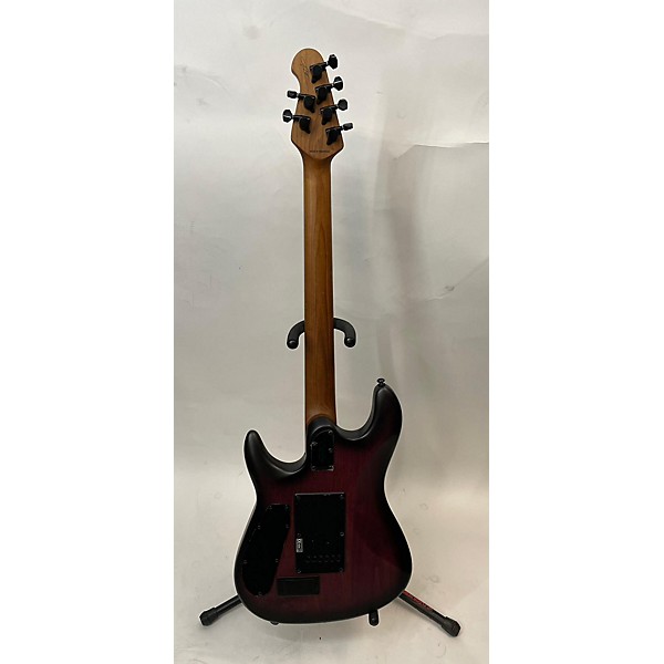 Used Sterling by Music Man Used Sterling By Music Man Jason Richardson Cutlass Signature COSMIC PURPLE BURST STAIN Solid B...