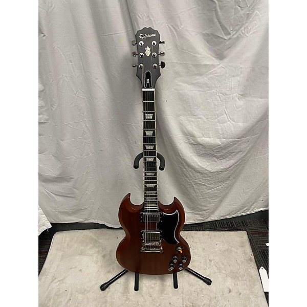 Used Epiphone SG G400 Solid Body Electric Guitar Worn Brown Guitar Center