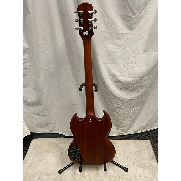 Used Epiphone SG G400 Solid Body Electric Guitar Worn Brown Guitar Center