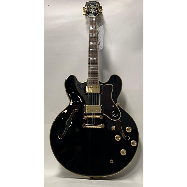 Used Epiphone Used Epiphone Sheraton II PRO Black Hollow Body Electric Guitar