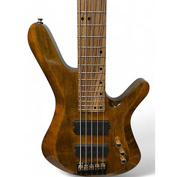 Used Used Kiesel Vanquish 5 Vintage Yellow Electric Bass Guitar Vintage