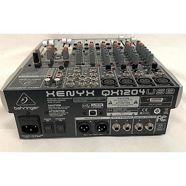 Used Behringer Xenyx Qx1204usb Digital Mixer