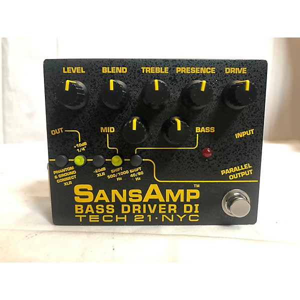 Used Tech 21 SANSAMP BASS DRIVER DI Bass Effect Pedal