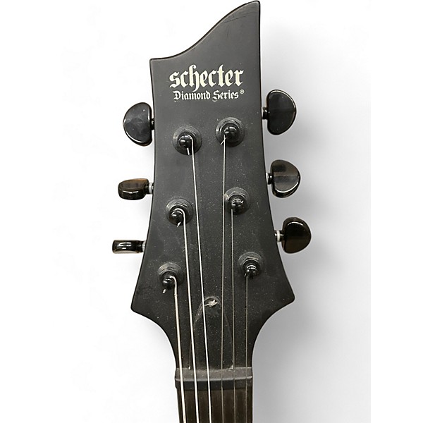 Used Schecter Guitar Research Used Schecter Guitar Research Signature Sin Quirin V-1 Black Solid Body Electric Guitar