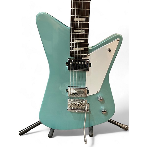 Used Sterling by Music Man Used Sterling By Music Man Mariposa Dorado Green Solid Body Electric Guitar