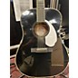 Used Fender Used Fender Paramount PM-1 Standard Dreadnought Black Acoustic Electric Guitar