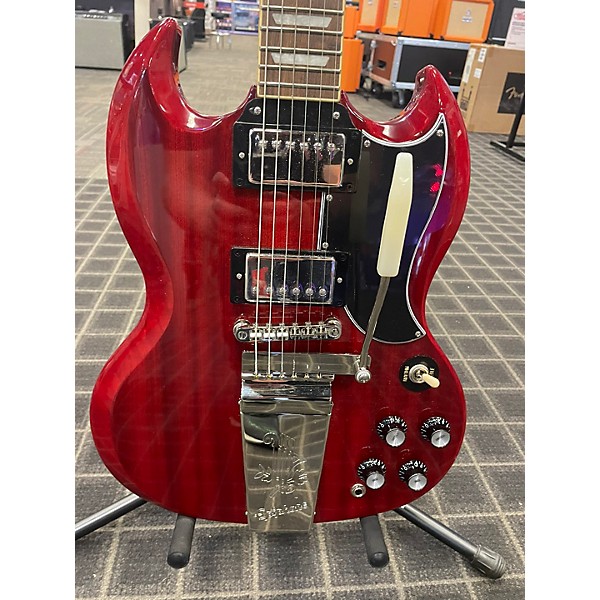 Used Epiphone Used Epiphone SG STANDARD 61 MAESTRO Cherry Solid Body Electric Guitar