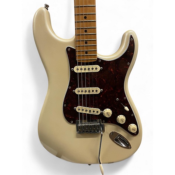 Used Fender Player Plus Stratocaster Olympic Pearl Solid Body Electric Guitar