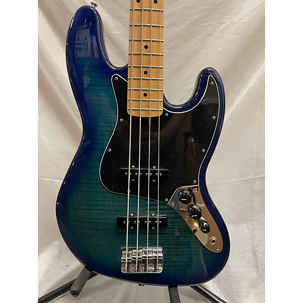 Used Fender Used Fender Player Plus Jazz Bass Plus Top Ocean Blue Burst Electric Bass Guitar