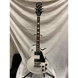 Used Epiphone Used Epiphone Les Paul Muse Pearl White Solid Body Electric Guitar