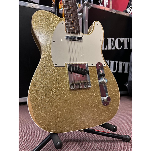 Used 2019 Fender 59 Relic Telecaster Custom GOLD SPARKLE Solid Body Electric Guitar