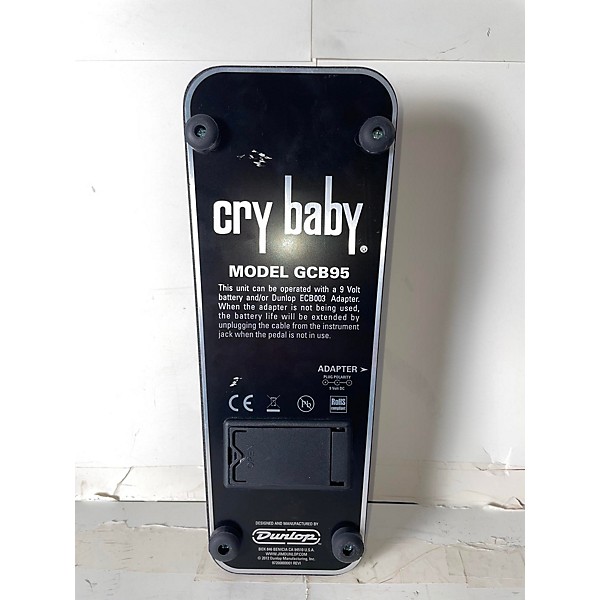 Used Dunlop GCB95 Original Crybaby Wah Effect Pedal