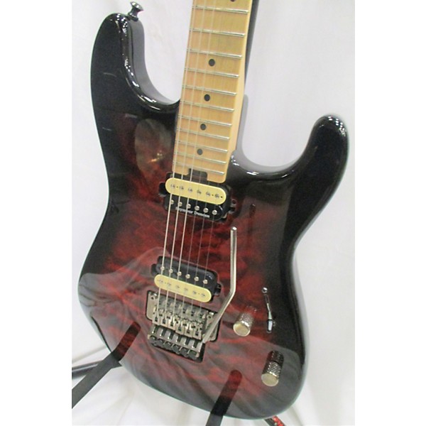 Used Charvel Pro-Mod San Dimas Style 1 HH FR Flame Red Solid Body Electric Guitar