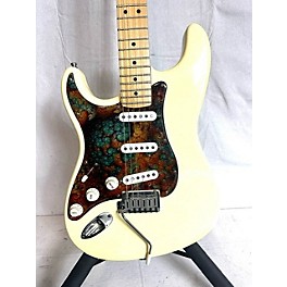 Vintage Fender Vintage 1980s Fender Standard Stratocaster Eggshell Solid Body Electric Guitar