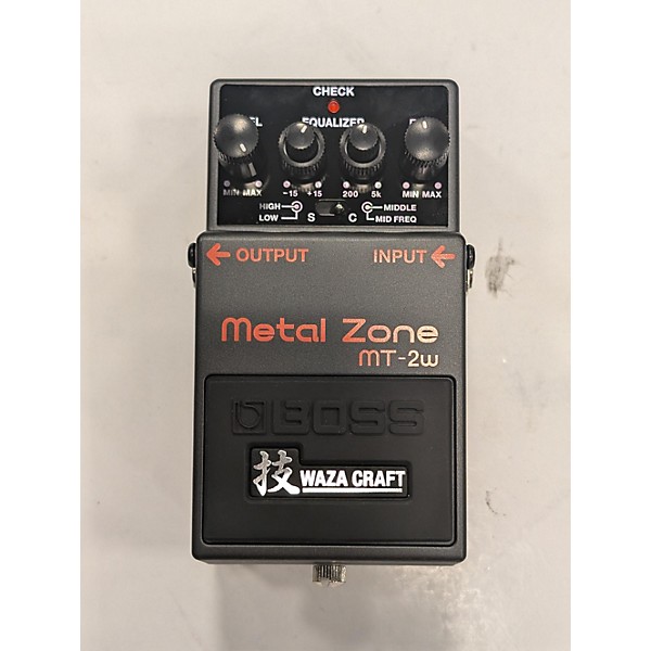 Used BOSS Used BOSS MT2W Metal Zone Waza Craft Effect Pedal