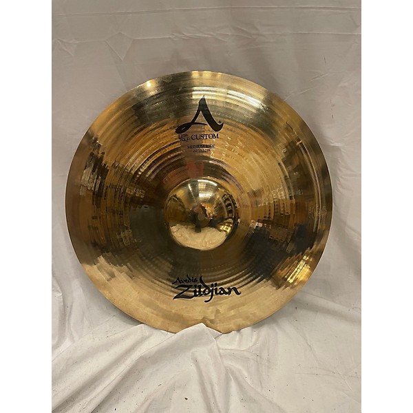 Used Zildjian 20in A Custom Medium Ride Cymbal