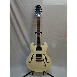 Used Epiphone Used Epiphone Dot Studio Antique White Hollow Body Electric Guitar