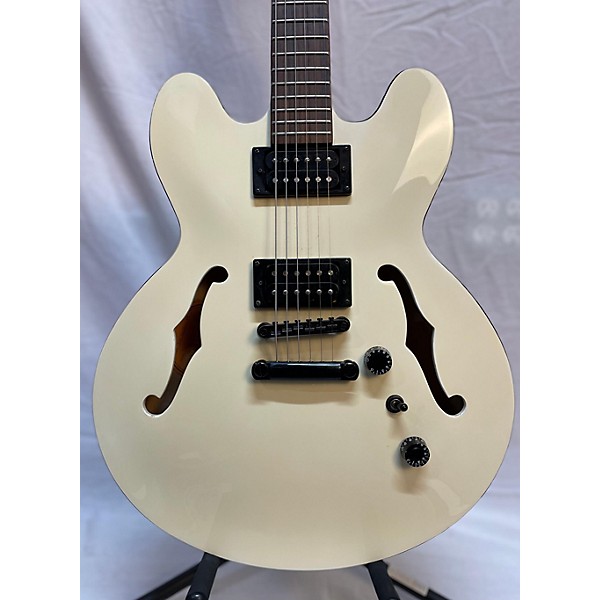 Used Epiphone Used Epiphone Dot Studio Antique White Hollow Body Electric Guitar