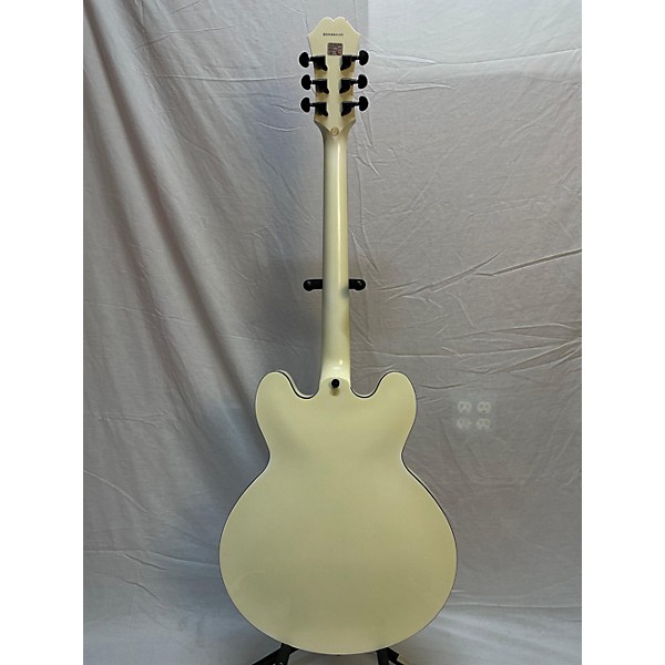 Used Epiphone Used Epiphone Dot Studio Antique White Hollow Body Electric Guitar