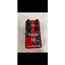 Used TC Electronic Sub N Up Octaver Effect Pedal