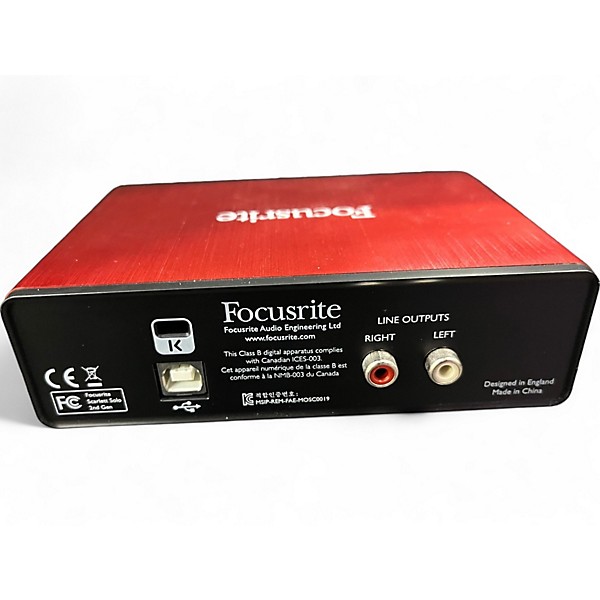 Used Focusrite Used Focusrite Scarlett Solo Gen 2 Audio Interface