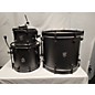 Used SJC Drums Used SJC Drums 3 piece PATHFINDER MIDNIGHT BLACK SATIN Drum Kit thumbnail