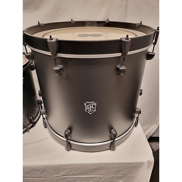 Used SJC Drums Used SJC Drums 3 piece PATHFINDER MIDNIGHT BLACK SATIN Drum Kit