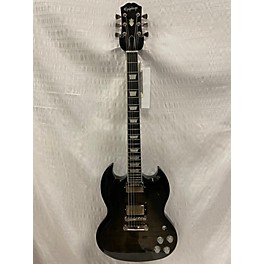 Used Epiphone Used Epiphone SG Modern Trans Black Solid Body Electric Guitar