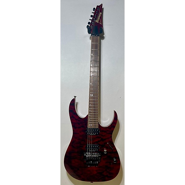 Used Ibanez Used Ibanez RG920QM RG Premium Red Solid Body Electric Guitar