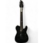 Used Schecter Guitar Research Hellraiser Hybrid PT 7 String Trans Black Solid Body Electric Guitar thumbnail