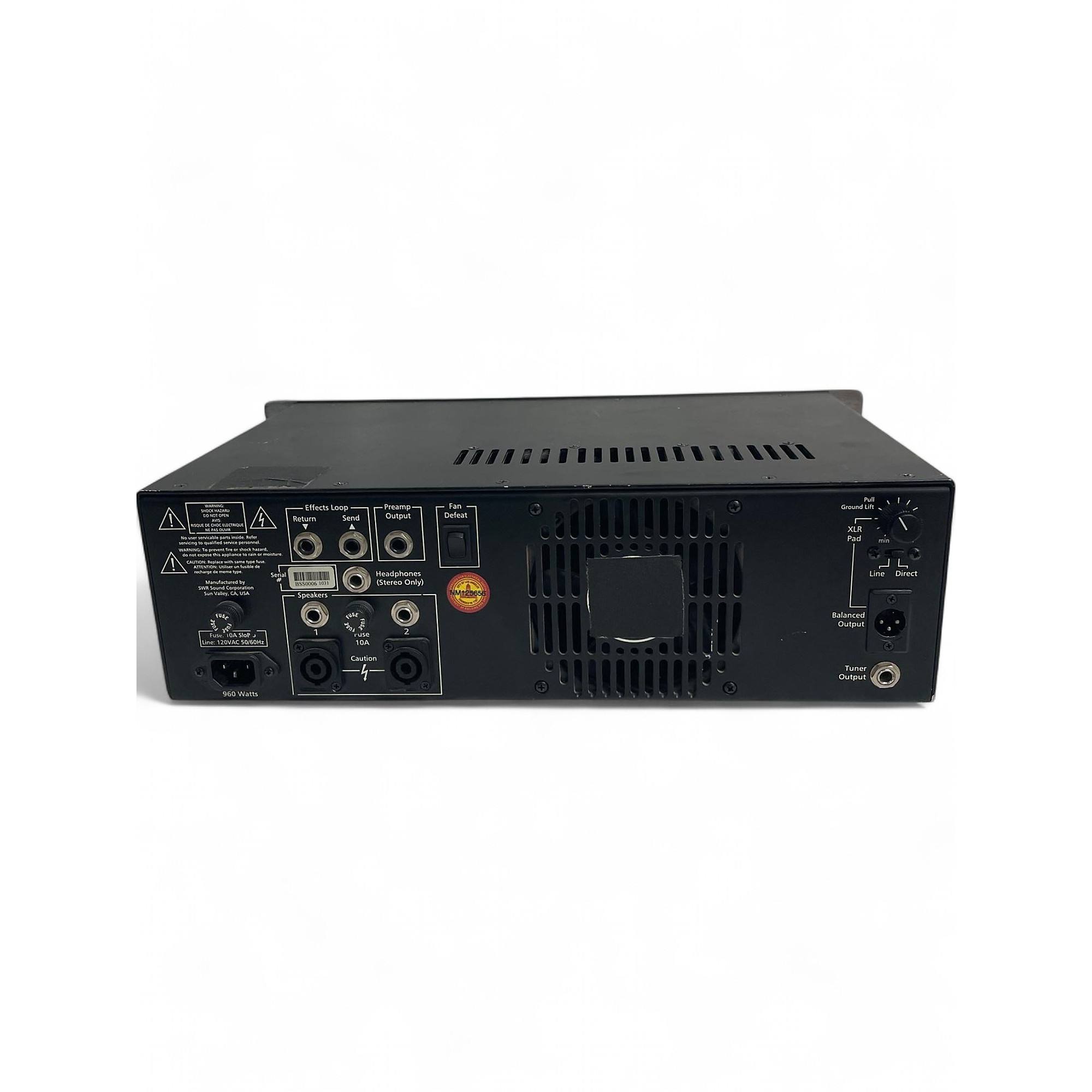 ベース SWR BASS 750 Professional Bass Amplifier SWR BASS 750 for sale - Price and Used Value