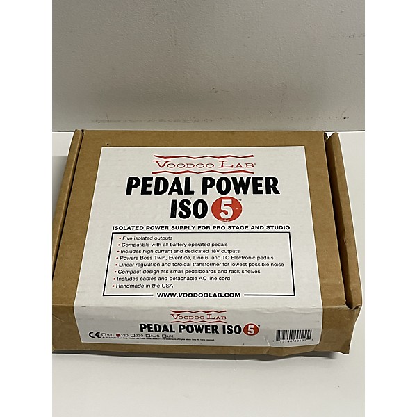 Used Voodoo Lab PEDAL POWER ISO-5 Power Supply