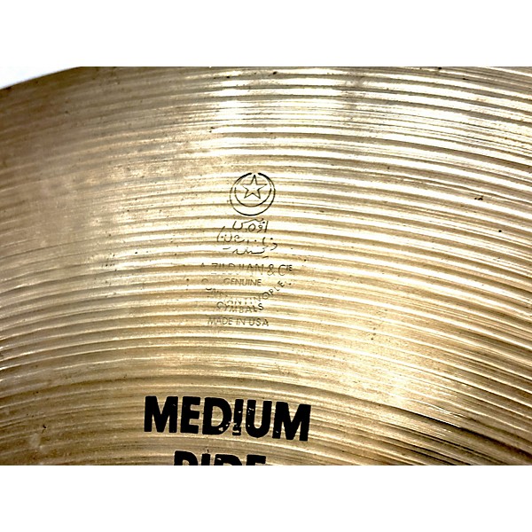 Used Zildjian Used Zildjian 24in A Custom Medium Ride Cymbal