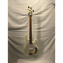 Used Ernie Ball Music Man Used Ernie Ball Music Man StingRay Special H Ivory White Electric Bass Guitar