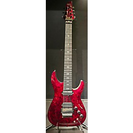 Used Schecter Guitar Research Used Schecter Guitar Research C7 FRS Apocalypse Crimson Flame Solid Body Electric Guitar