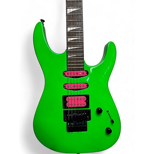 Used Jackson Used Jackson DK3XR Neon Green Solid Body Electric Guitar