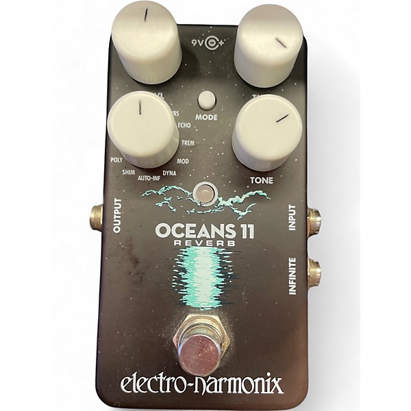 Used Electro-Harmonix Oceans 11  Reverb Effect Pedal