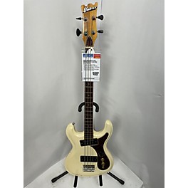 Used Univox HI-FLYER Antique White Electric Bass Guitar