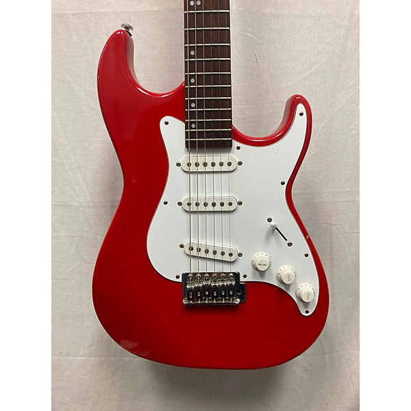 Used Greg Bennett Design by Samick Used Greg Bennett Design By Samick Malibu Red Solid Body Electric Guitar