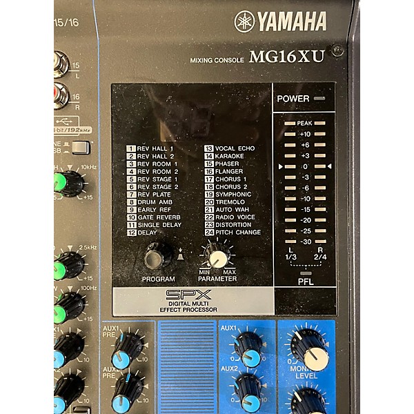 Used Yamaha Used Yamaha MG16XU Unpowered Mixer