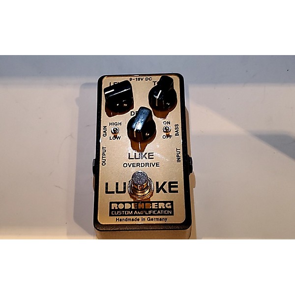 Used Rodenberg Custom Amplificaton Used Rodenberg Custom Amplificaton Luke Overdrive Effect Pedal