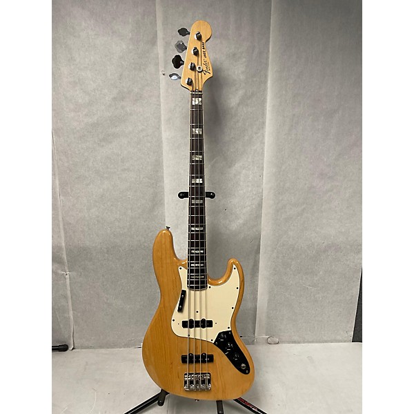 Used Fender Used Fender 1975 Reissue Jazz Bass Natural Electric Bass Guitar