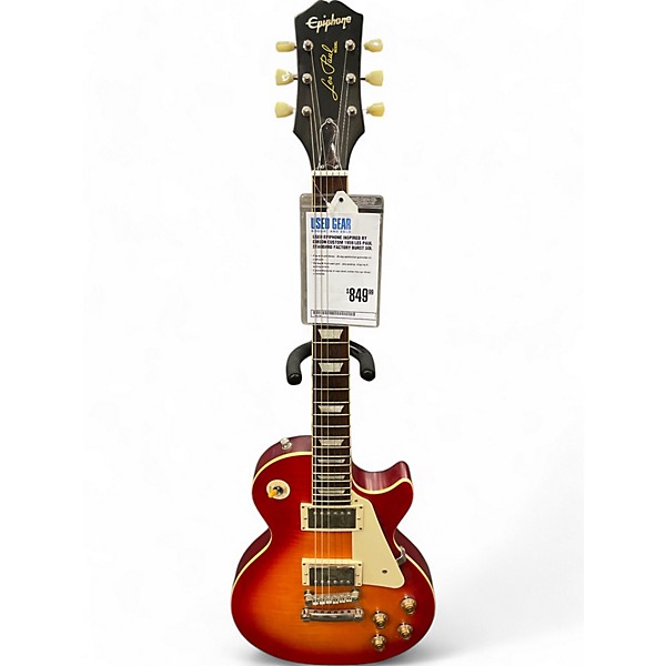 Used Epiphone Used Epiphone Inspired By Gibson Custom 1959 Les Paul Standard Factory Burst Solid Body Electric Guitar