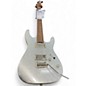 Used Harley Benton Used Harley Benton Fusion III HH Roasted Pro Series Silver Sparkle Solid Body Electric Guitar thumbnail