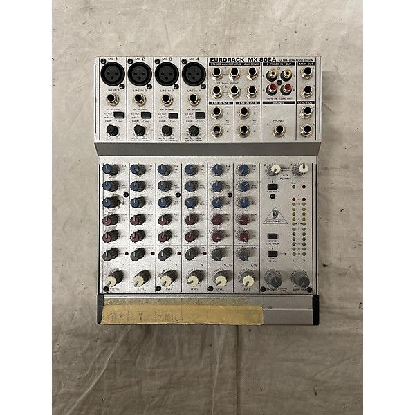 Used Behringer Used Behringer EURORACK MX 802A Unpowered Mixer