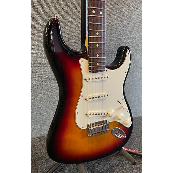 Used Fender Used 2002 Fender American Standard Stratocaster 3 Tone Sunburst Solid Body Electric Guitar